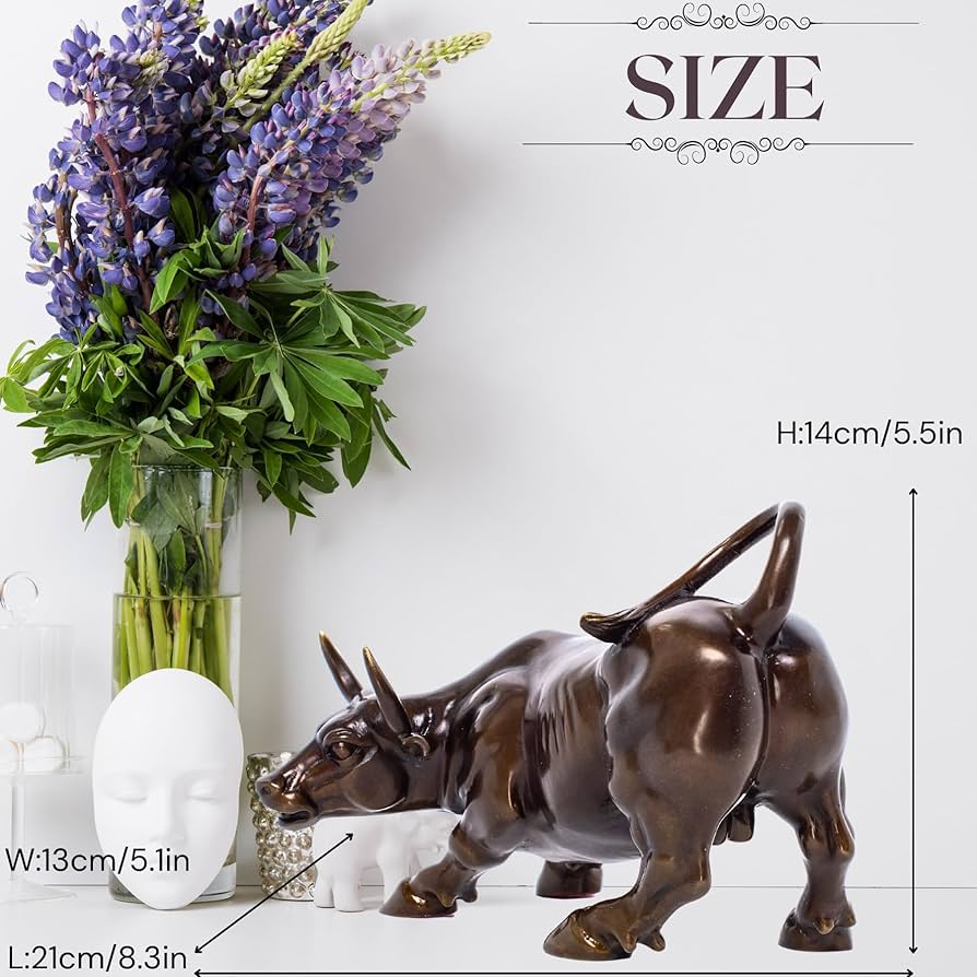 ドクラアニマル ウシ｜マライカ公式通販 黄銅 牛 金色の置物 約14cm