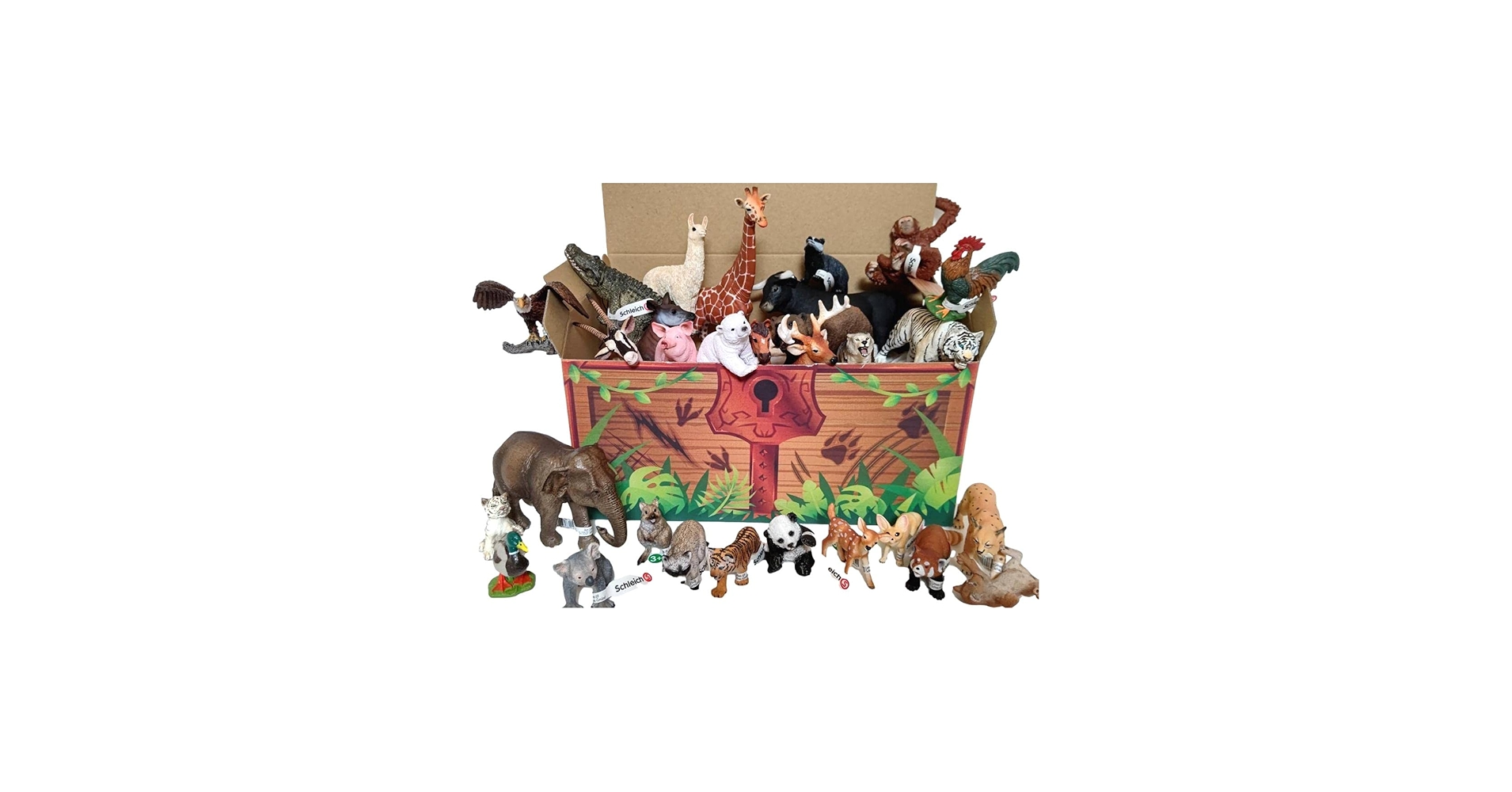 Amazon.co.jp: 【シュライヒ 動物 20点 お楽しみセット】 フィギュア