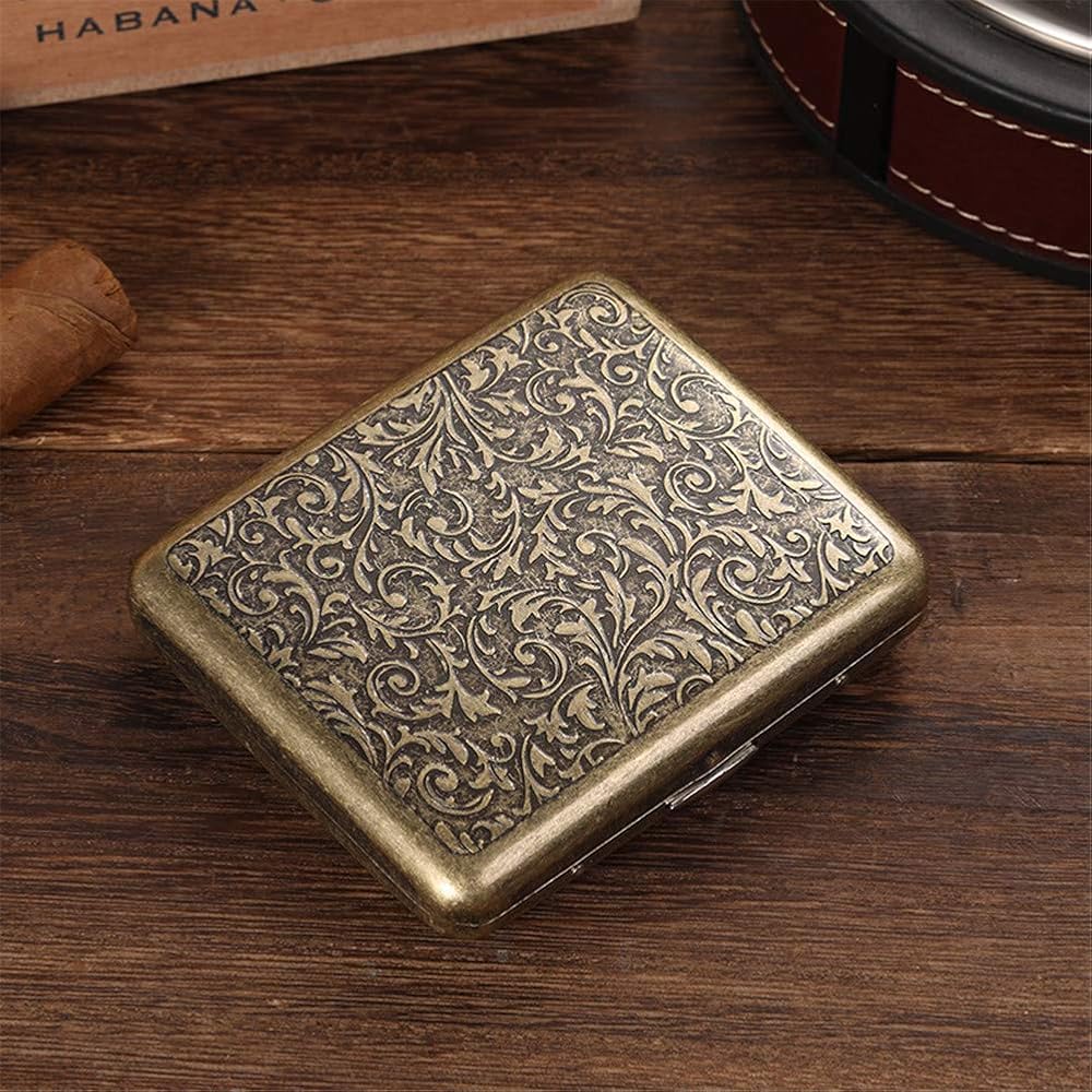 Amazon.co.jp: [Liang] 男性用シガレットケース-アンティーク