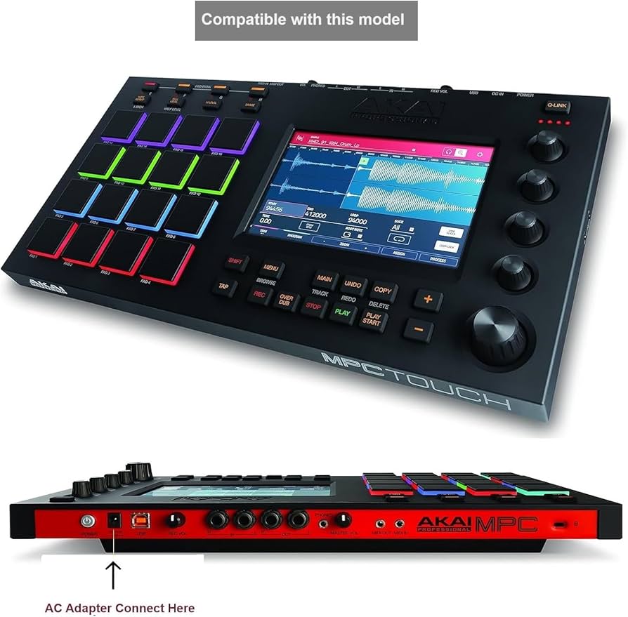 Amazon.com: AC Adapter Compatible with Akai Professional MPC Touch