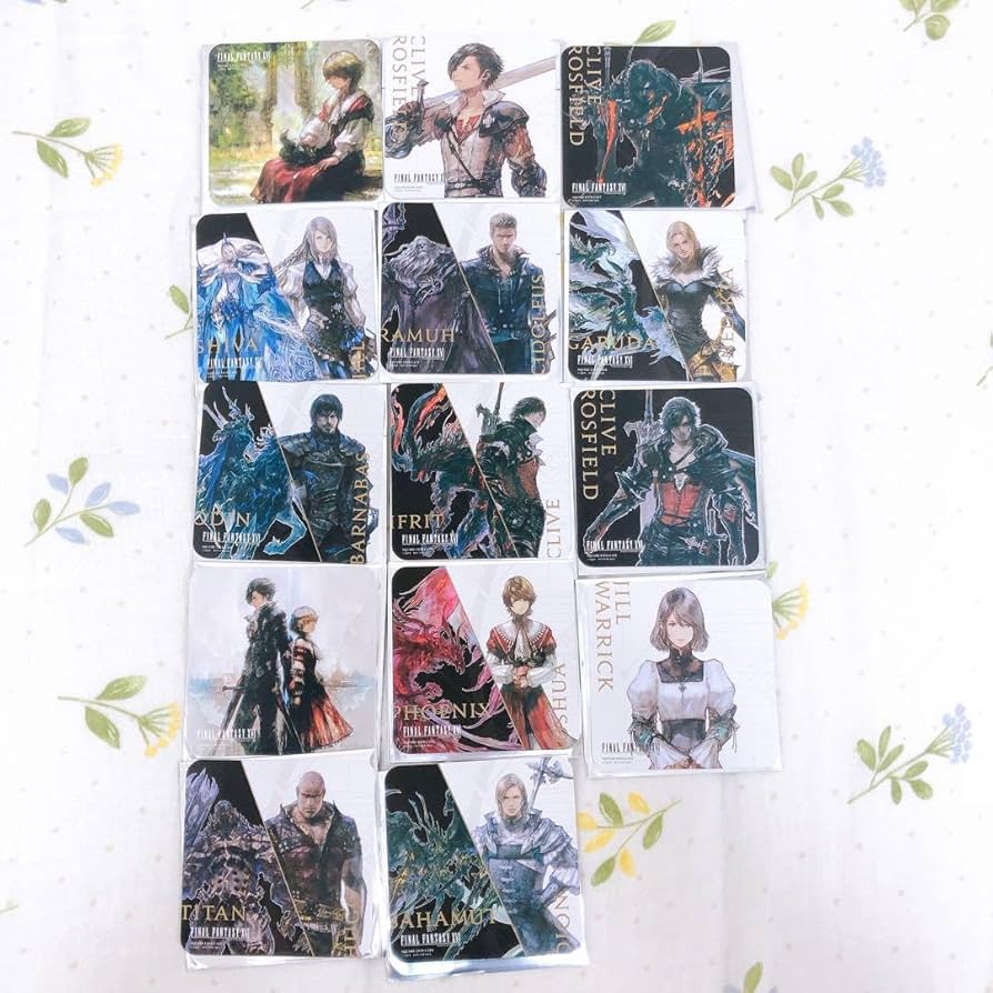 スクエニカフェ FF16 コラボ コースター 追加第2弾 新規絵柄 14種