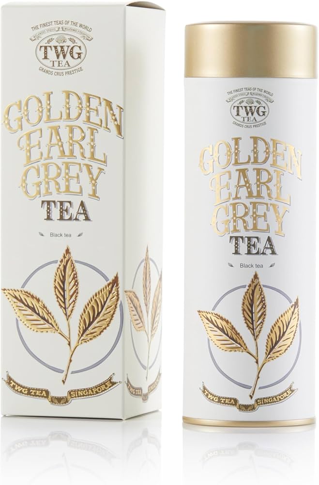 Amazon.co.jp: 【TWG Tea】Golden Earl Grey｜缶入り茶葉100g｜黄金色