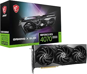 Amazon.com: MSI Gaming RTX 4070 Super 12G Gaming X Slim Graphics