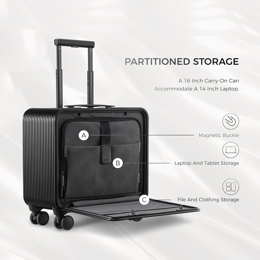 Amazon.co.jp: [TUPLUS] 前開き スーツケース アルミ フロントオープン