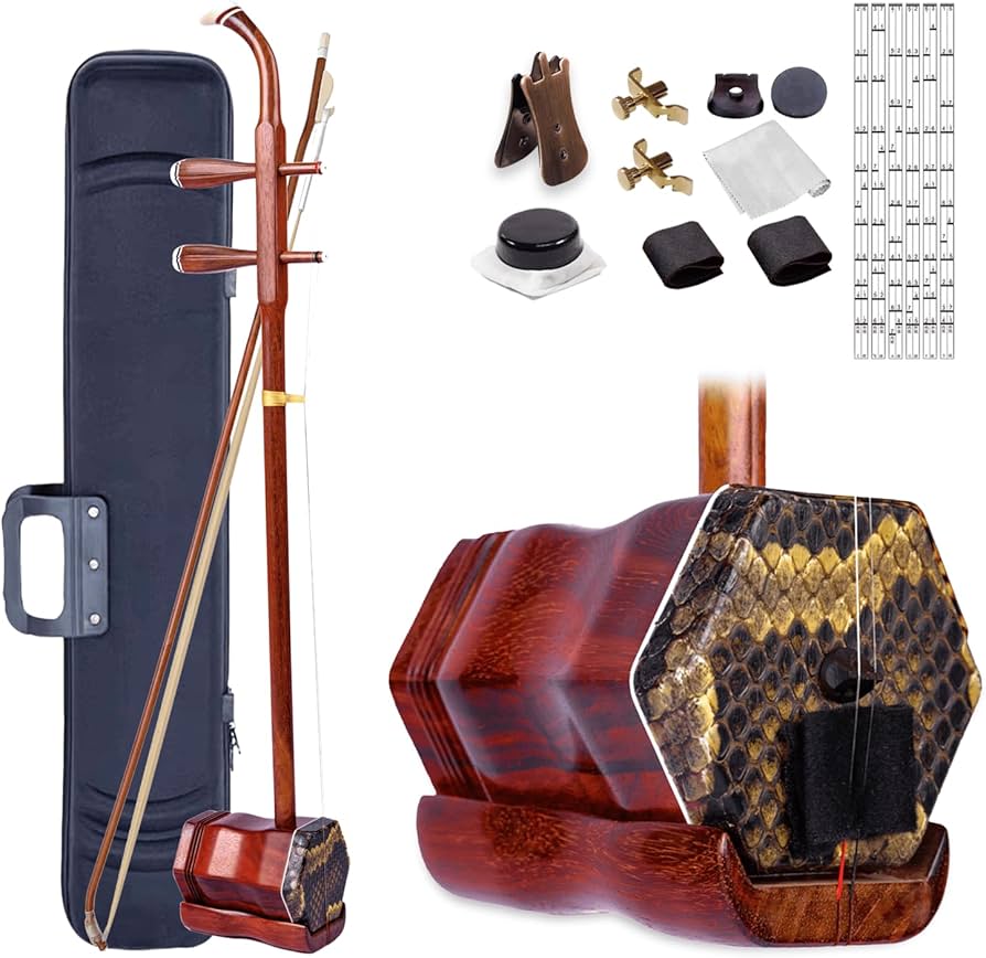 Amazon | MUYIYANG 入門用紅木二胡 民族楽器 にこ 初心者セット | 二胡