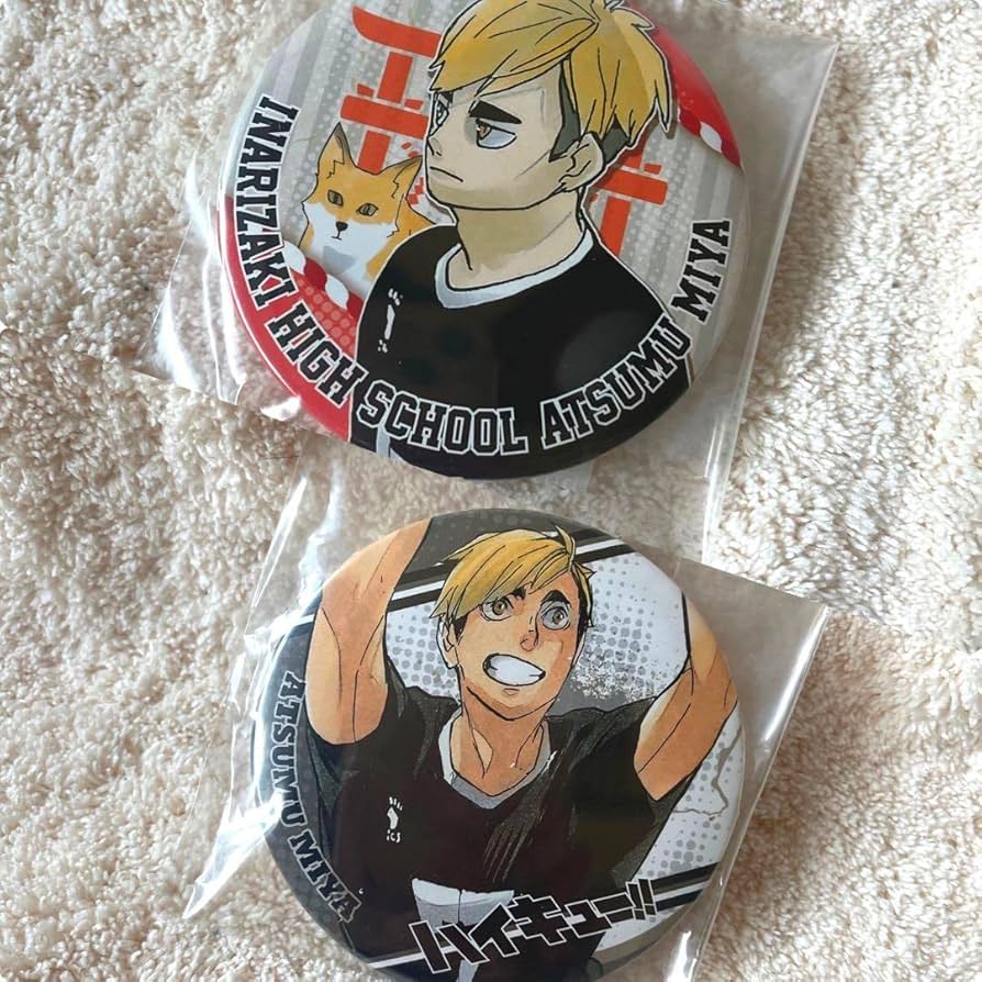 ハイキュー!! 宮侑 チューガク 缶バッジ 28点 ハイキュー!! 宮侑