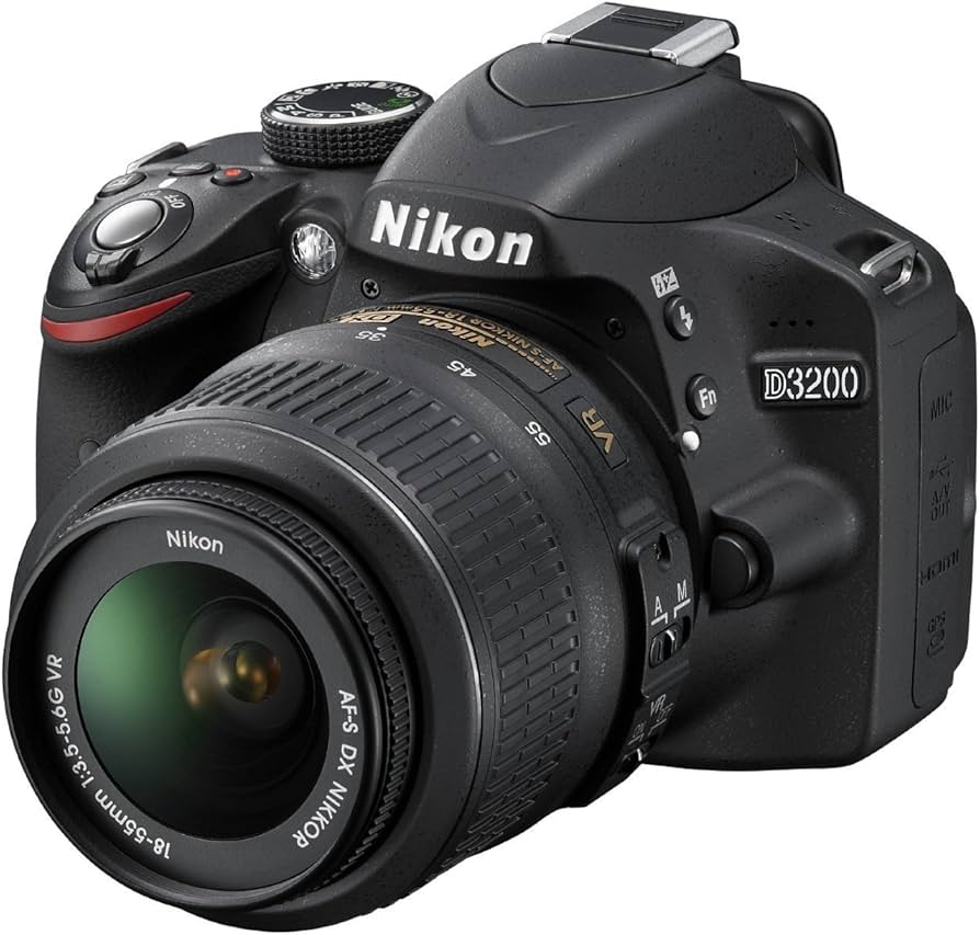 Amazon.com : Nikon D3200 24.2 MP CMOS Digital SLR with 18-55mm f