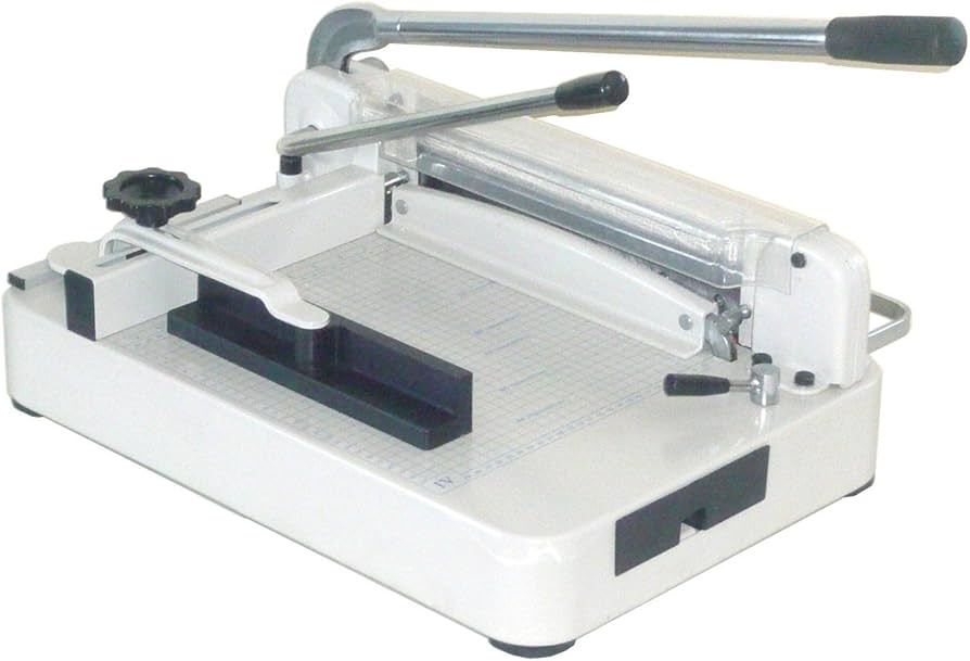 Amazon.co.jp: 改良型裁断機・ペーパーカッター 2秒で裁断用紙を固定