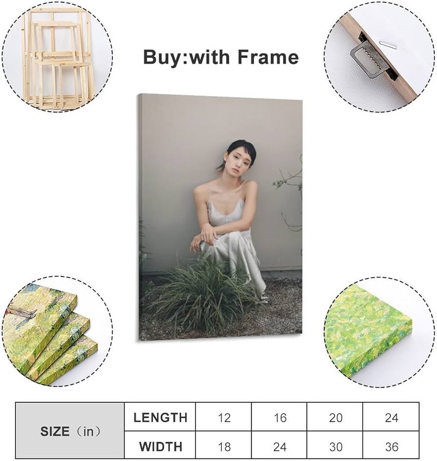 Amazon.co.jp: 剛力彩芽写真ビキニポスター 印刷 ポスター キャンバス