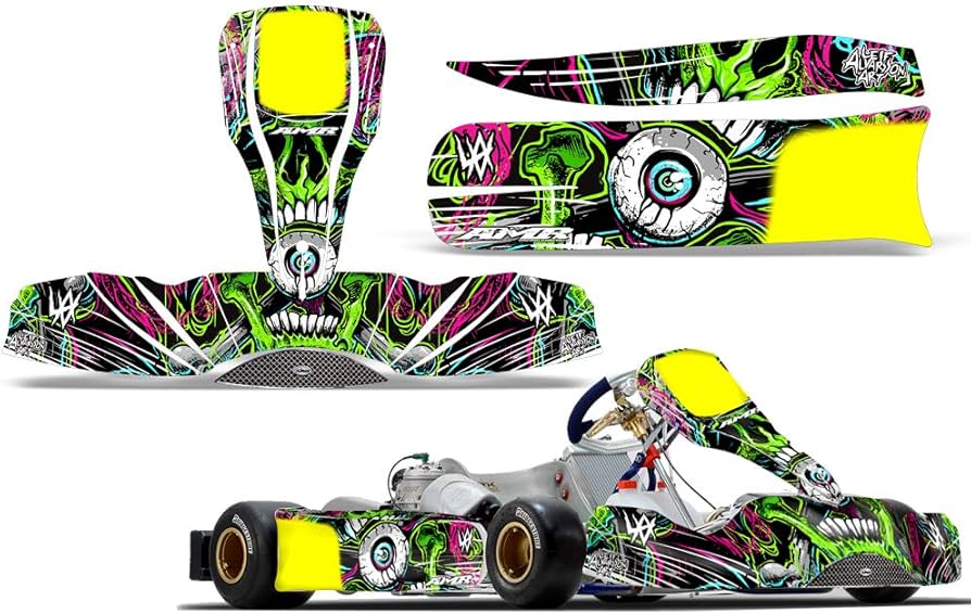 Amazon | AMR Racing ゴーカートグラフィックキット ステッカー