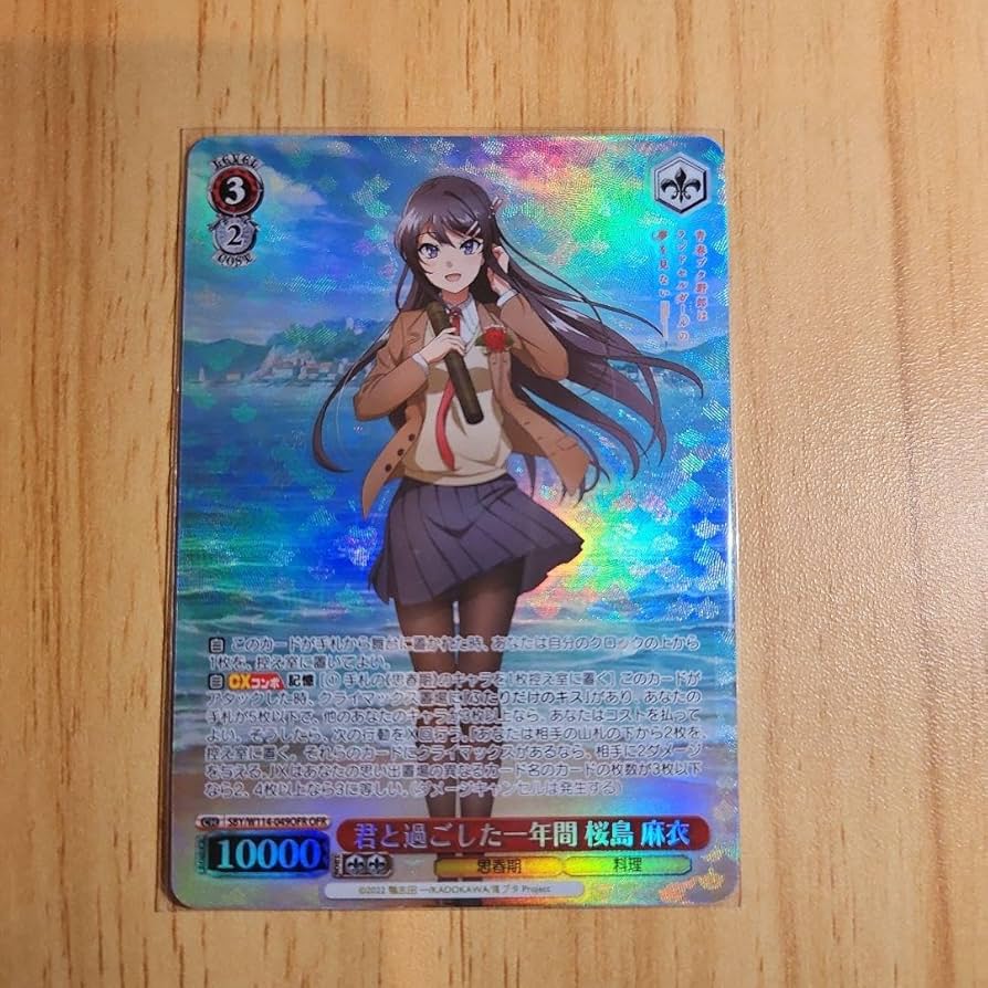 ヴァイスシュヴァルツ青春ブタ野郎シリーズ君と過ごした1年間桜島麻衣ABR