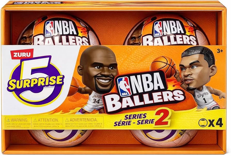 Amazon.co.jp: ZURU 5 サプライズ NBA Ballers シリーズ 2 公式 NBA