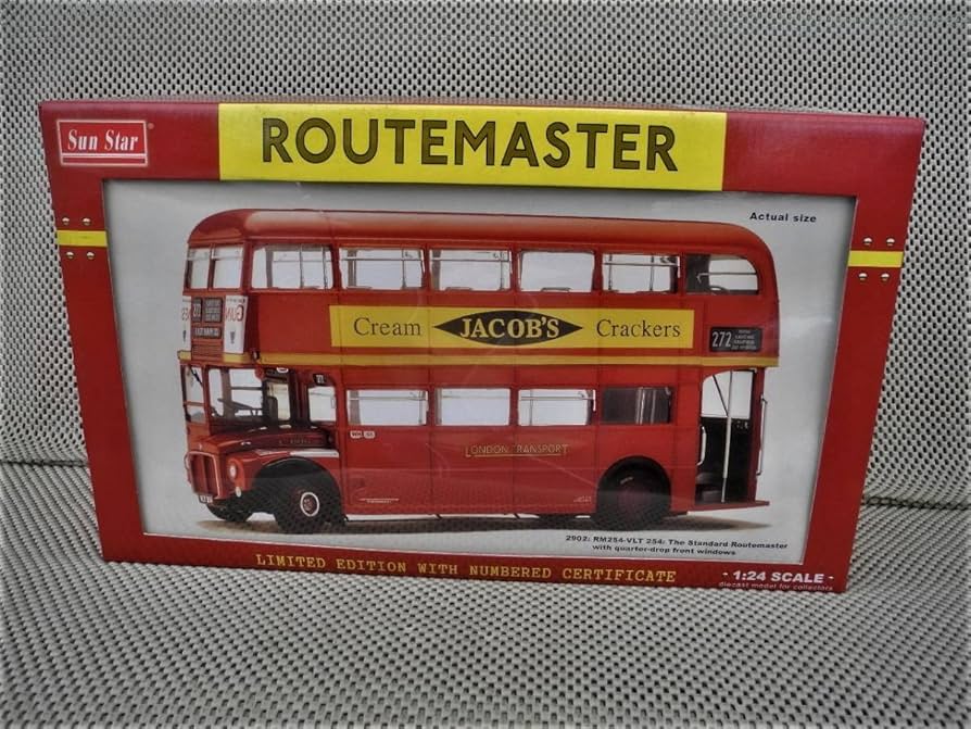 展示品美品絶版1/24 サンスター製ロンドンバスオープンデッキ