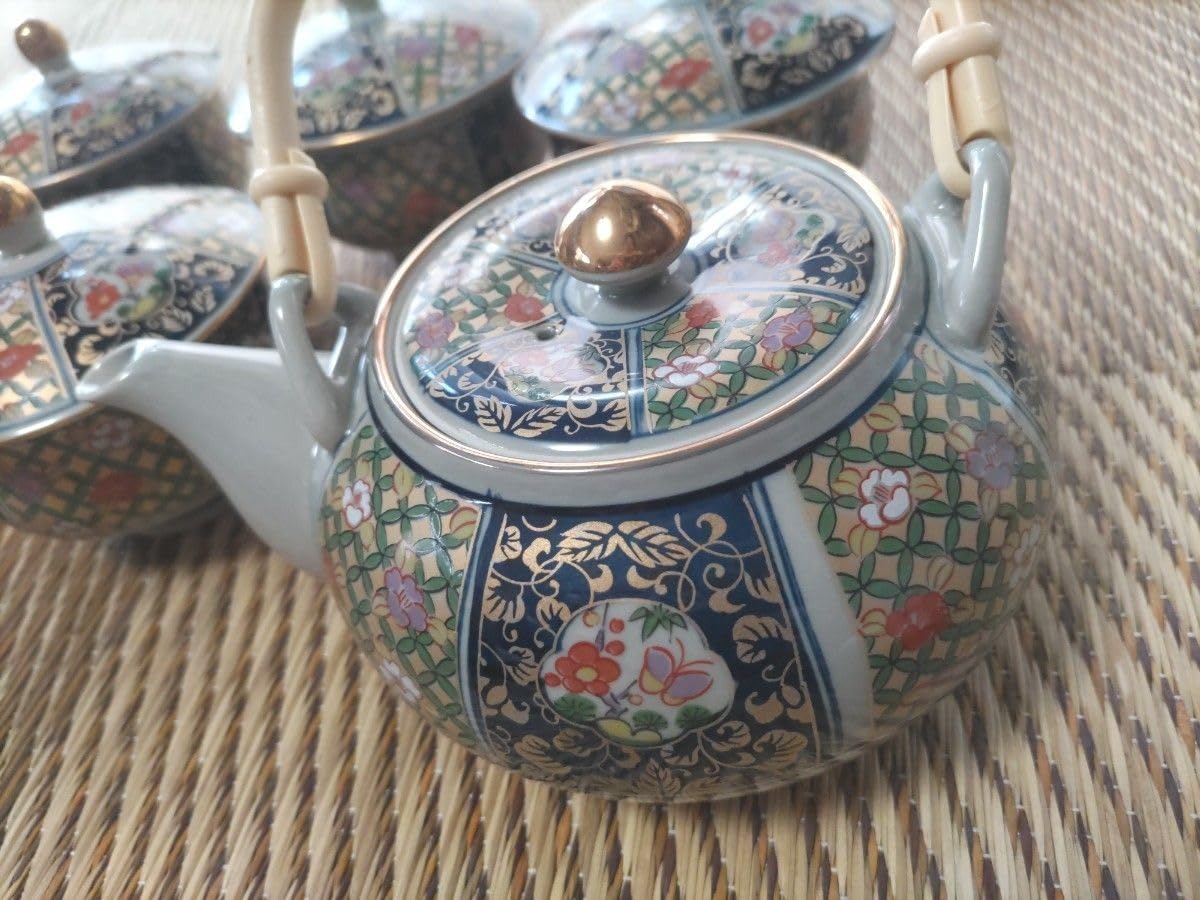 Amazon.co.jp: 有田焼 瑞窯 急須 蓋付き湯呑みセット : ホーム＆キッチン