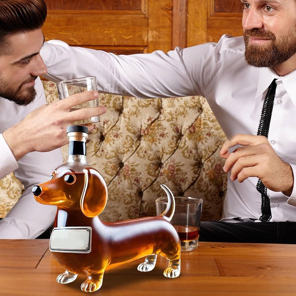 Amazon.co.jp: ダックスフント・ウィスキーボトル、男性用面白い
