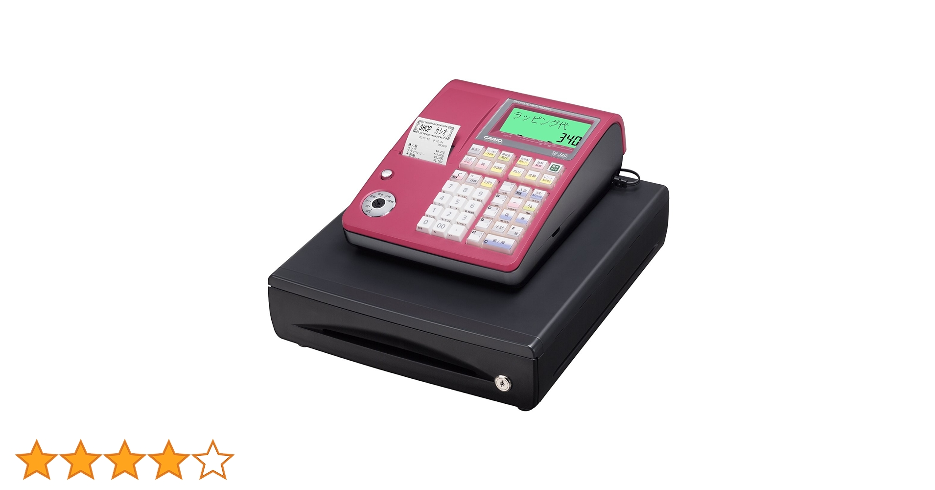 CASIO 電子レジスター TE-340 TE-340｜電子レジスター［POSレジ