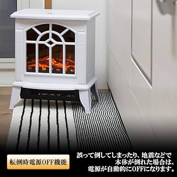 あと2台になりました 激安 電気ヒーター 暖炉風デザイン リモコン付き あと