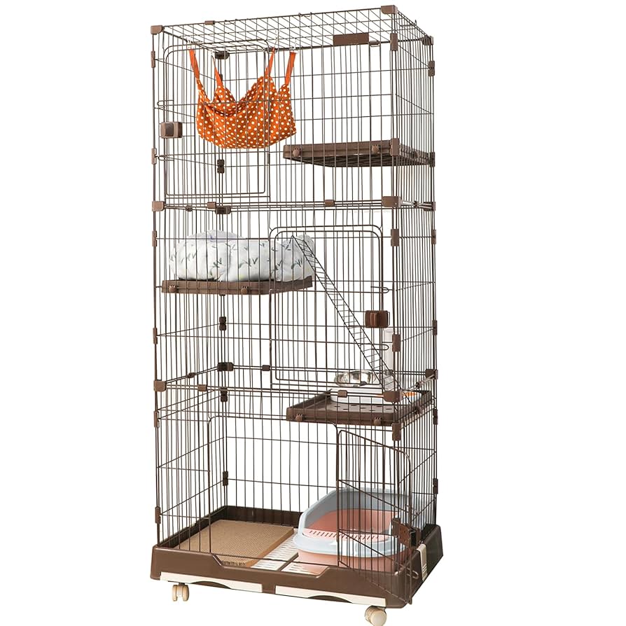 キャットゲージ 3段 ハンモック付き