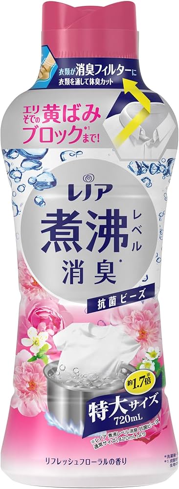 Amazon | レノア 超消臭 煮沸レベル消臭 抗菌ビーズ リフレッシュ