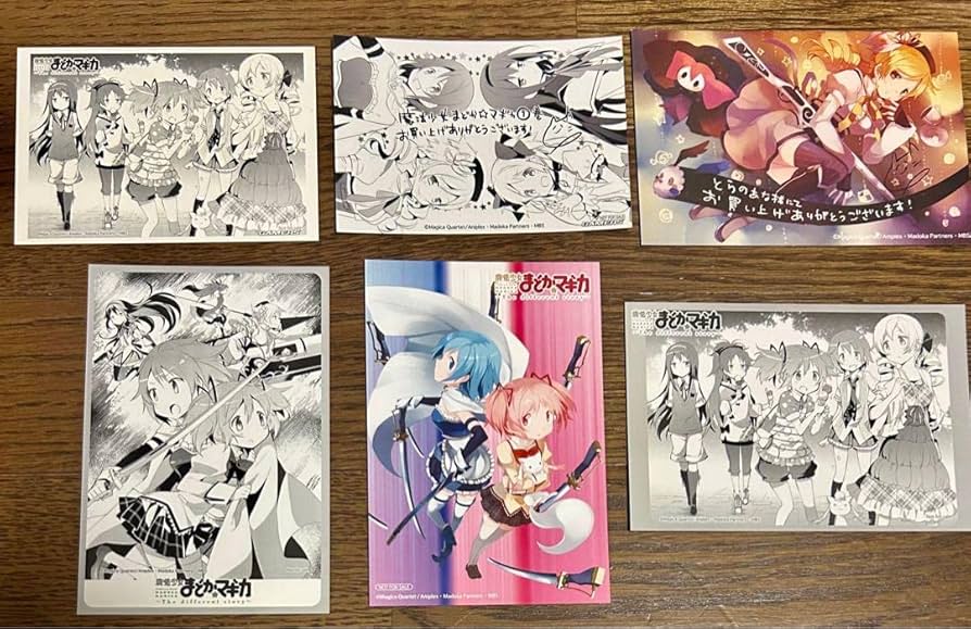 Amazon.co.jp: 魔法少女まどかマギカ 特典 イラストカード ブロマイド