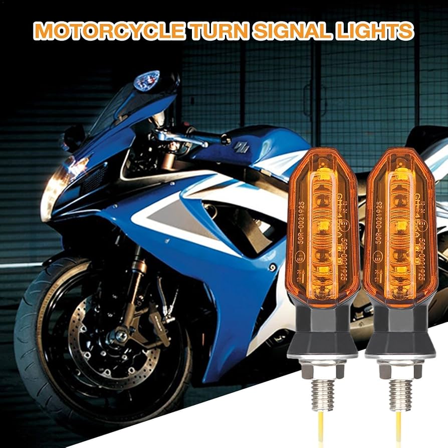 Amazon | バイク用ウインカー,バイク LED インジケーター 2 個