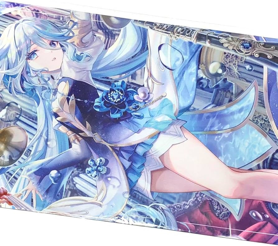 Amazon.co.jp: 原神 フリーナ プレイマット ミッドナイトブルー df