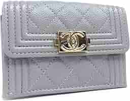 Amazon | [シャネル] 三つ折り 財布 ボーイシャネル コンパクト A84432