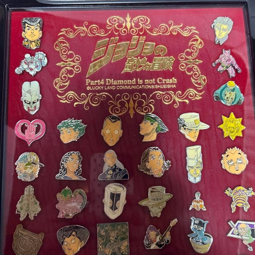 ジョジョ 第四部 ダイヤモンドは砕けない キャラクターピンズセット