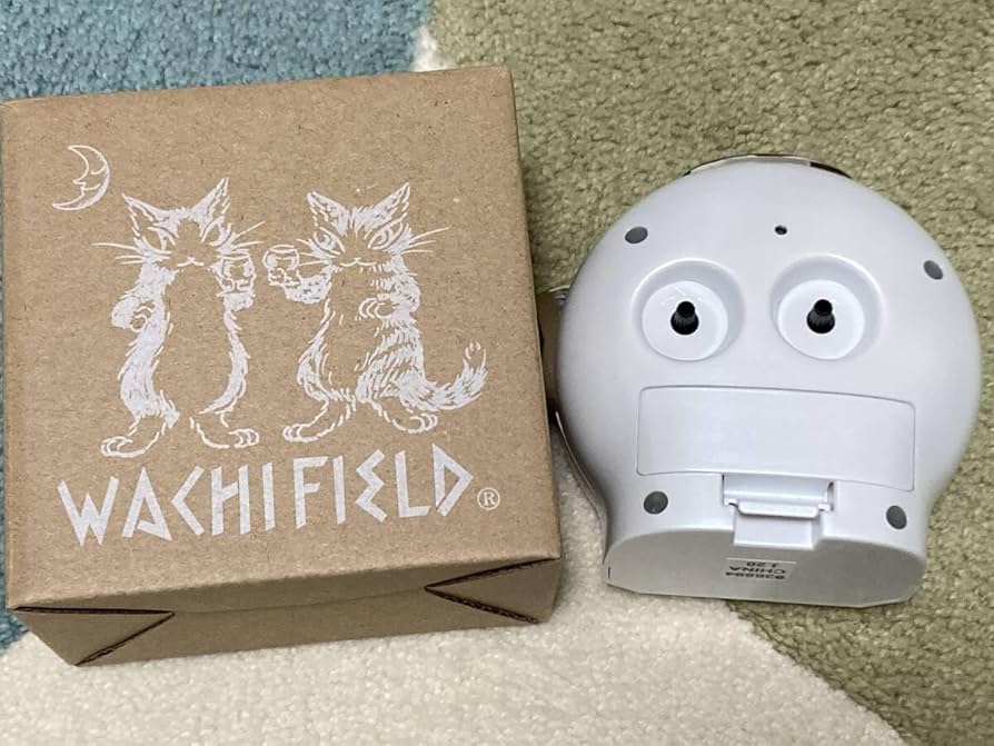 わちふぃーるど ダヤン 陶器製 置き時計 グレー 目覚まし時計 Amazon