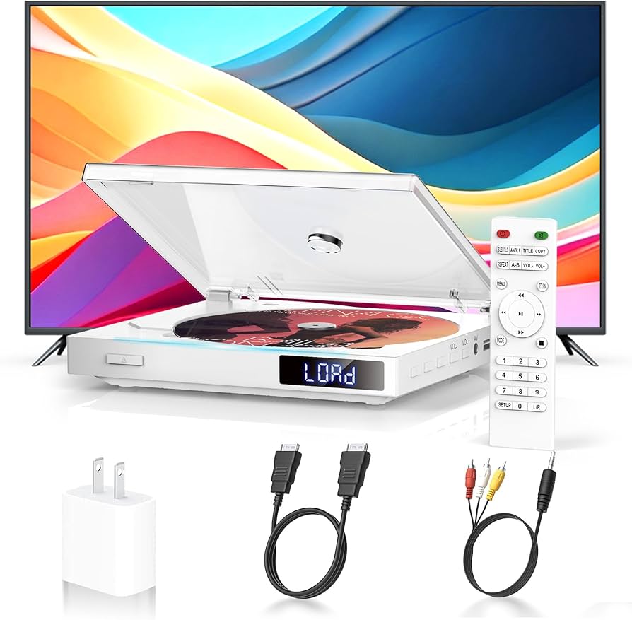 Amazon | テレビ用ミニDVDプレーヤー、リージョンフリーHDMI DVD