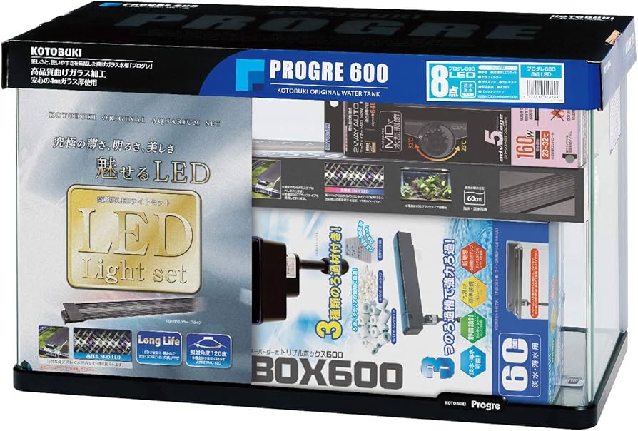 Amazon | 寿工芸 プログレ600 8点 LED | Kotobuki | 飼育セット 通販