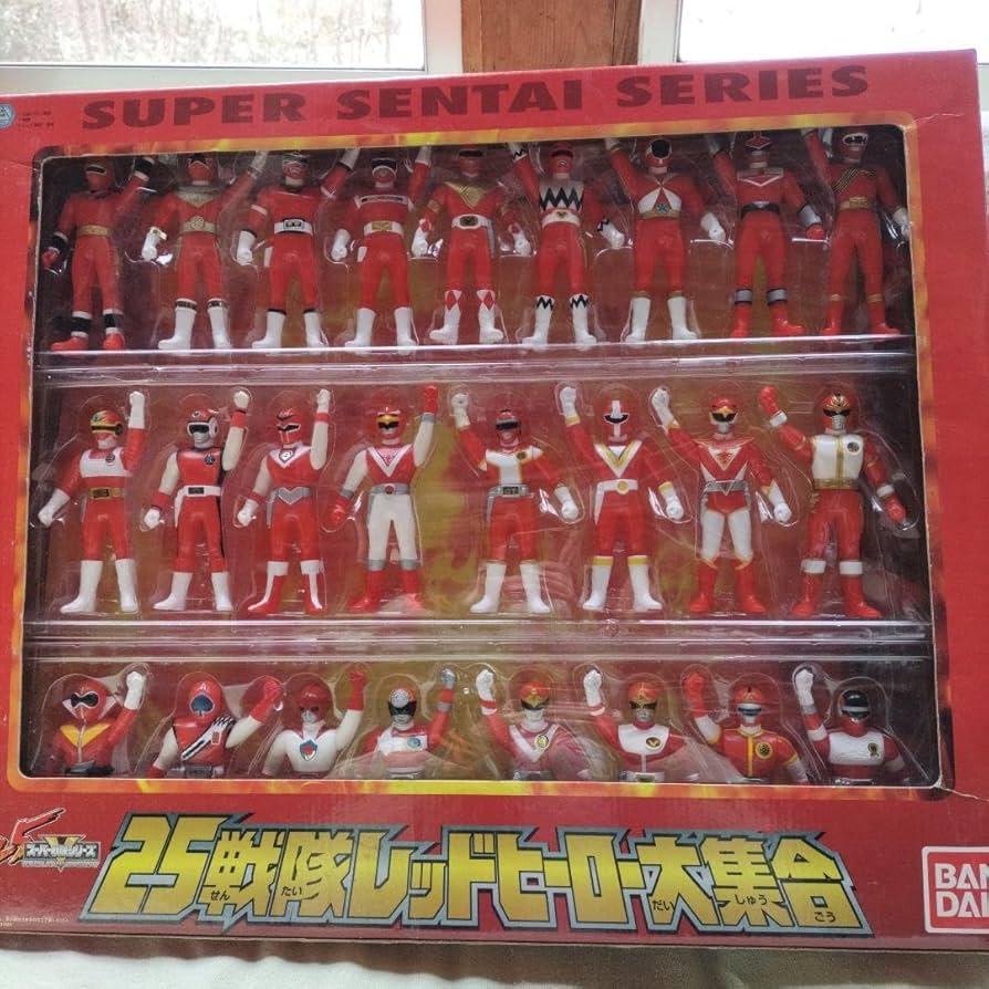 BANDAI スーパー戦隊シリーズ 25戦隊レッドヒーロー大集合 Amazon.co