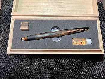 野原工芸 新型シャープペンシル 黒柿 スタンダード 黒柿のシャープ