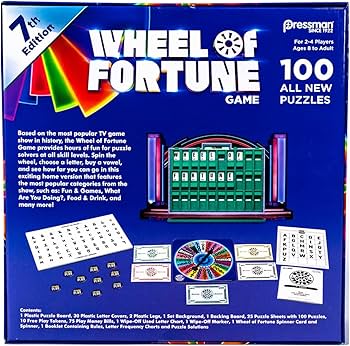 Amazon.com: Wheel of Fortune Game: 7th Edition - Spin The Wheel