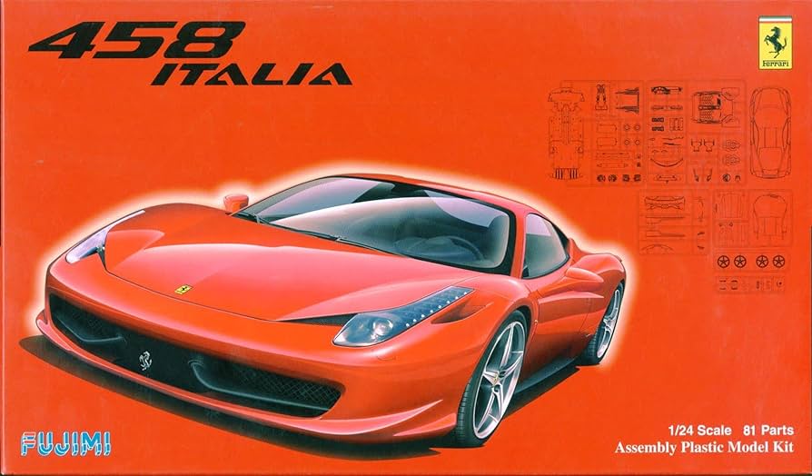 Amazon.com: Fujimi 1/24 Ferrari 458 : Arts, Crafts & Sewing