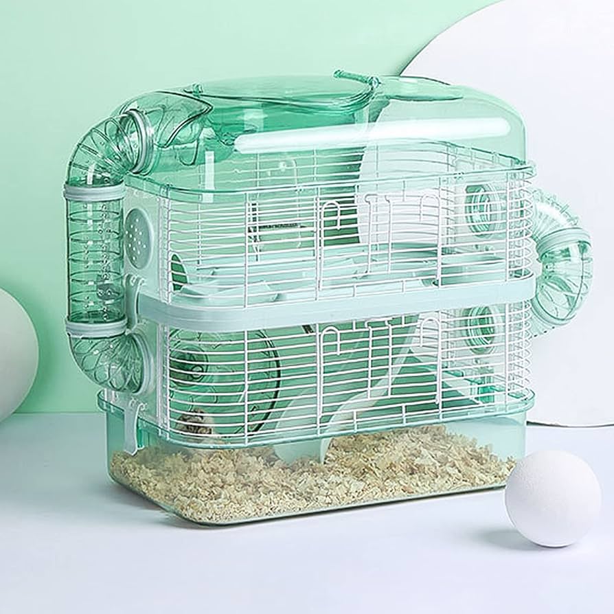 xinxin-homeハムスターケージ 小動物用 飼育ケージ アクリル