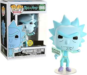 Amazon.com: FUNKO POP! ANIMATION: Rick & Morty - Hologram Rick
