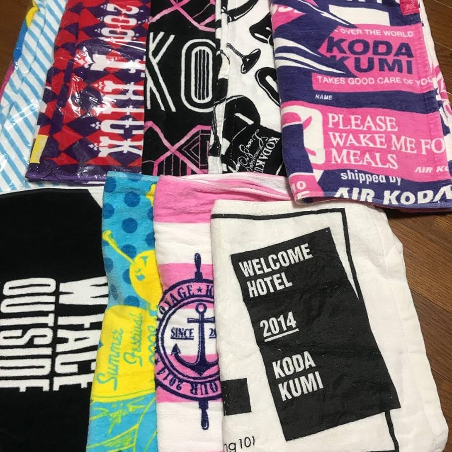 Amazon.co.jp: 倖田來未 タオル 9枚 セット 倖田組 こうだくみ ライブ