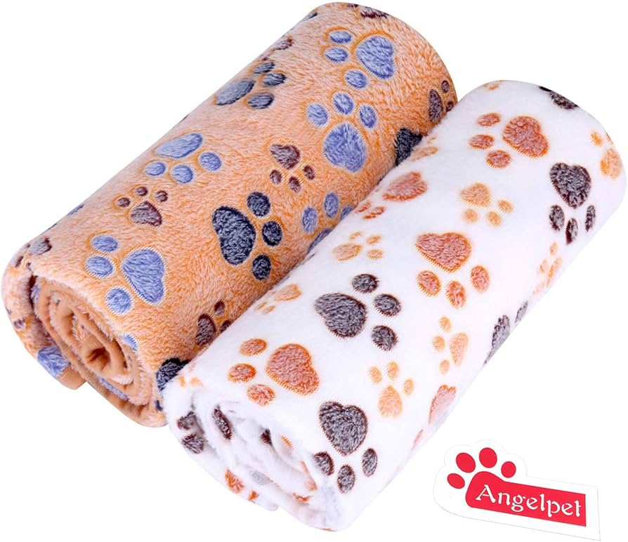 犬用フリース毛布 犬の足跡模様 【公式通販】