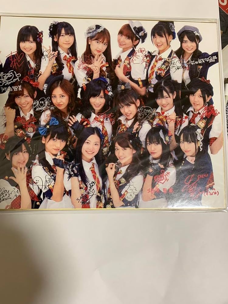 加藤玲奈(元AKB48) 直筆サイン入り色紙 抽プレ 当選品 加藤玲奈