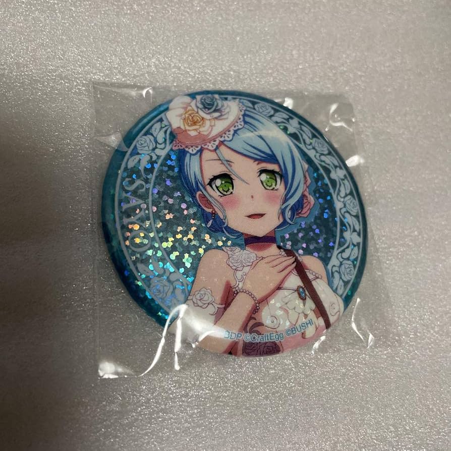 値下げ】Roselia Flamme Wasser 氷川紗夜 缶バッジ 未開封 バンドリ