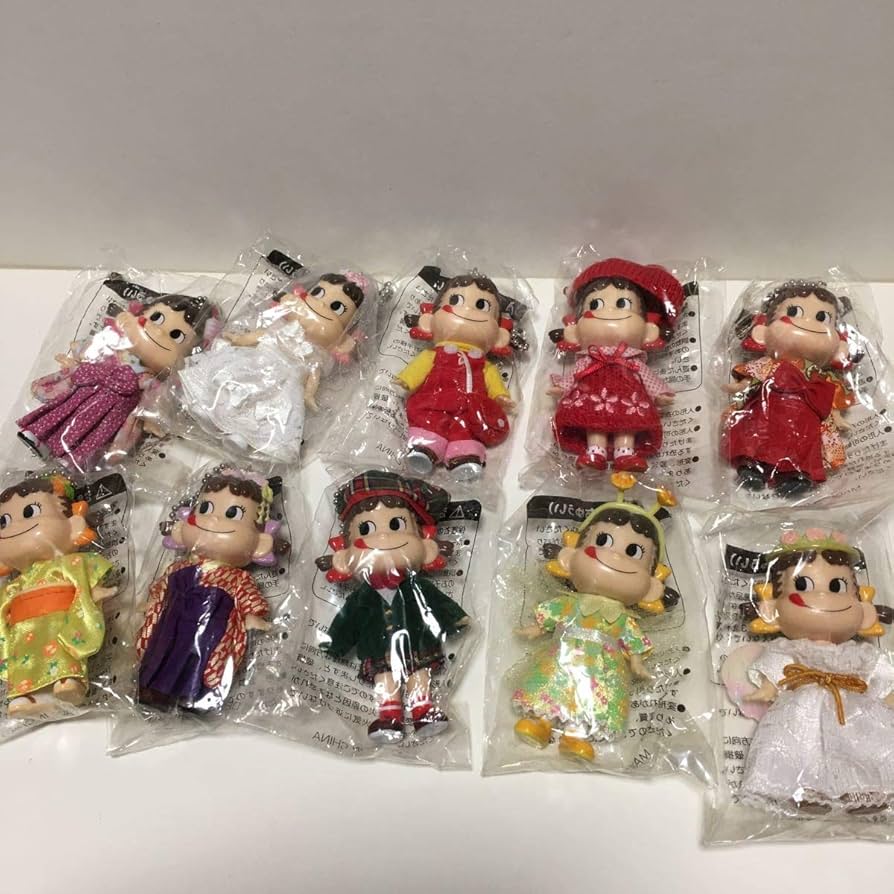 ペコちゃん マスコット 不二家 ペコちゃん マスコット人形6 品 楽天