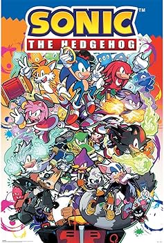 ソニック・ザ・ヘッジホッグ 日本限定 メタルポスター ポップアップ