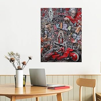Amazon.co.jp: ポスター アキラ Akira アートパネル 壁掛け 壁のキズを
