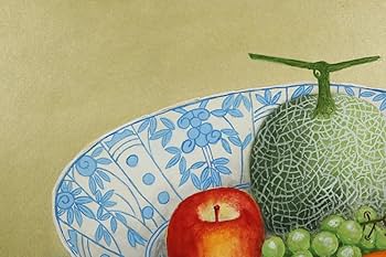 Amazon.co.jp: 真作 五十川昇乗 日本画「静物」画寸 10号 岐阜県出身