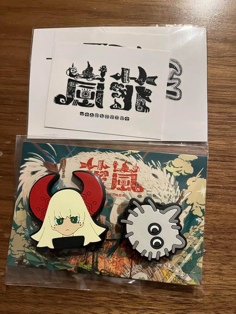 Amazon.co.jp: Eve 花嵐 つのちゃん&けだまちゃん デコバッジ