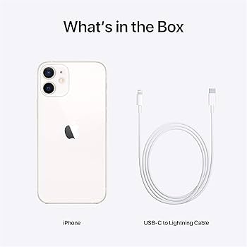 Amazon.com: Apple iPhone 12 Mini (256GB, White) [Locked] + Carrier