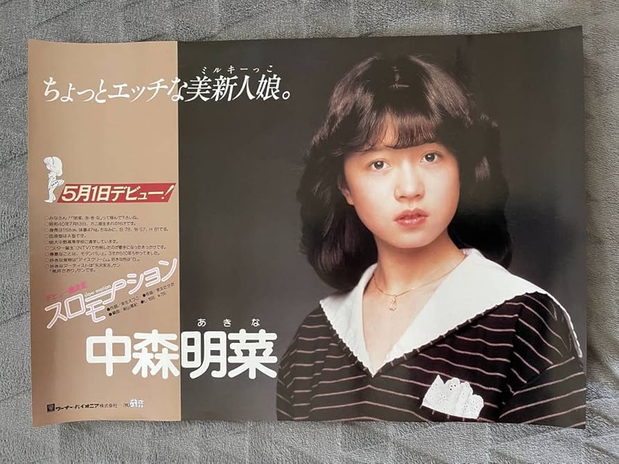 中森明菜 オフェリア ポスター ○ 入手困難非売品ポスター 中森明菜