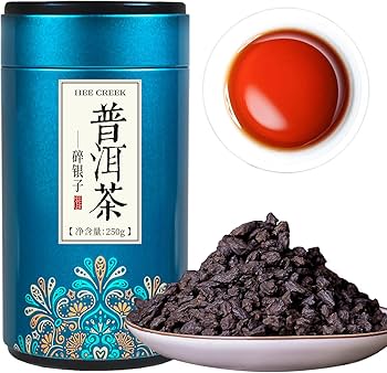 Amazon.co.jp: 煕渓 プーアル茶 250g 特級普洱散茶 茶化石 碎银子 黑茶