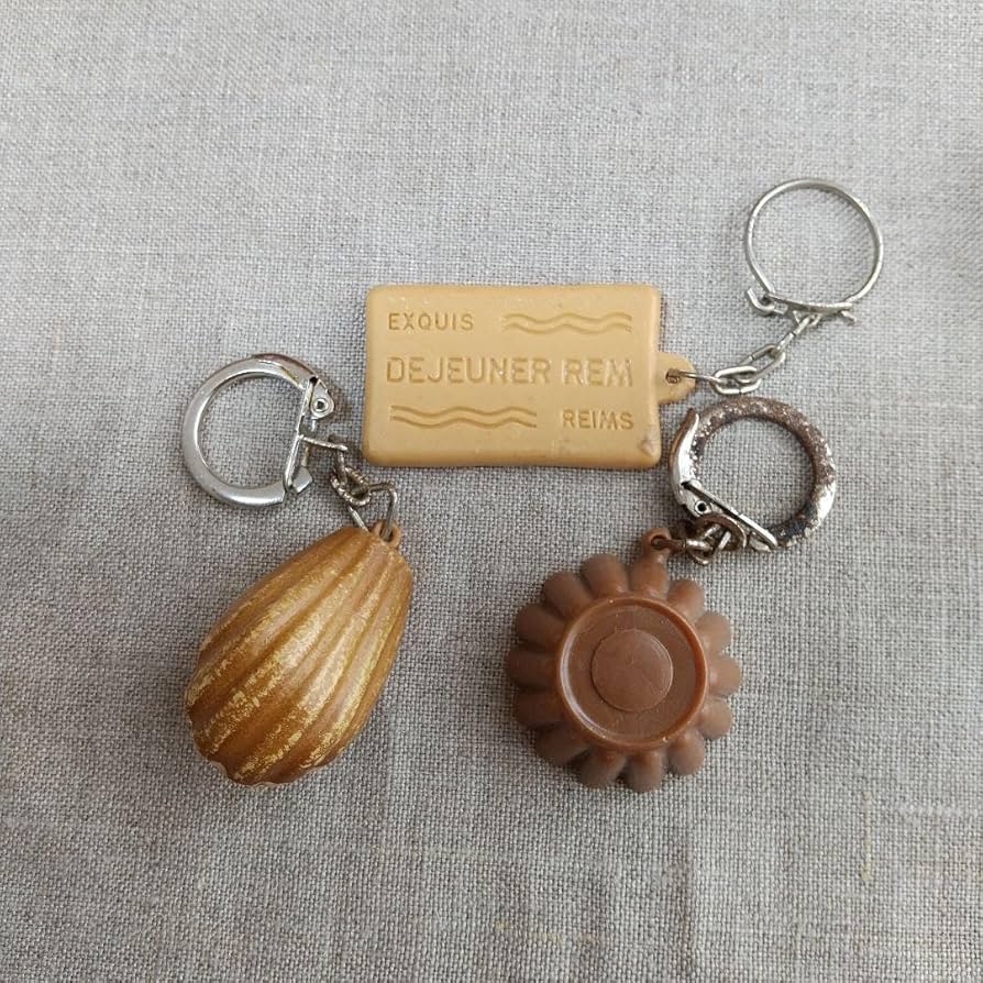 Amazon.co.jp: フランスキーホルダー 8個セット ヴィンテージ フレンチ